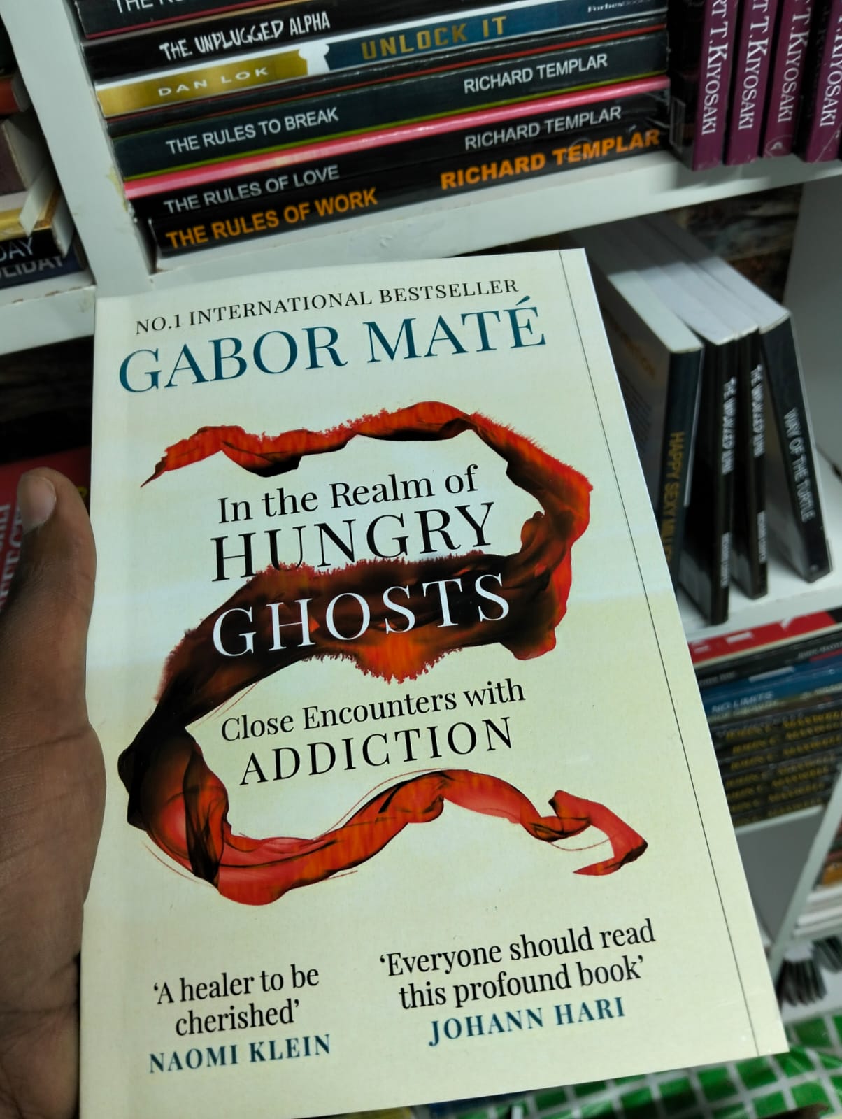 "In the Realm of Hungry Ghosts" Book By Gabor Maté
