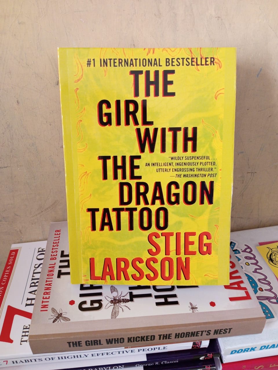 "The Girl with the Dragon Tattoo" Book By Stieg Larsson