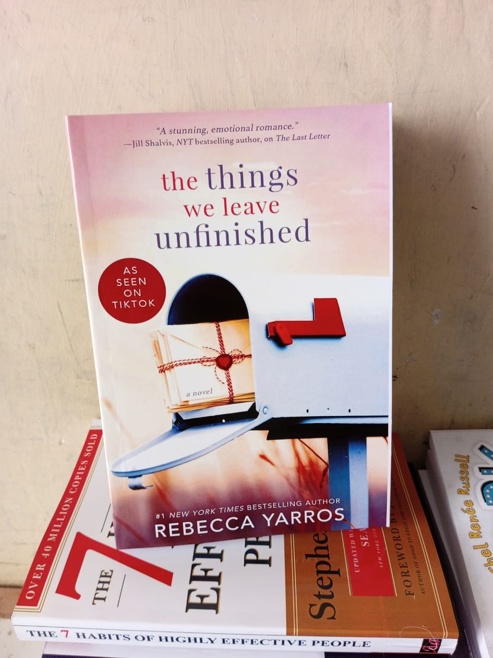 "The Things We Leave Unfinished" Book By Rebecca Yarros