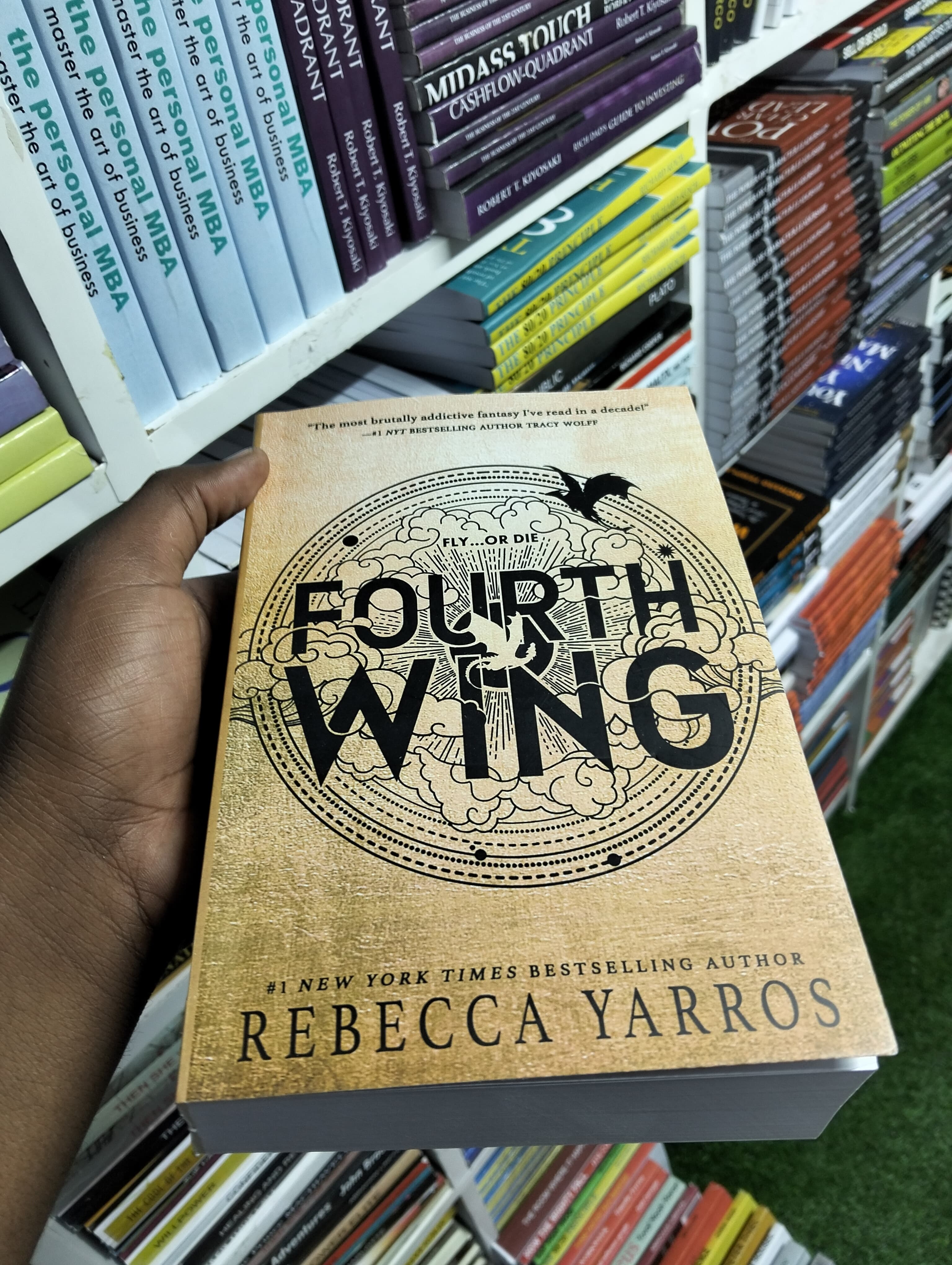 "Fourth Wing" Book By Rebecca Yarros