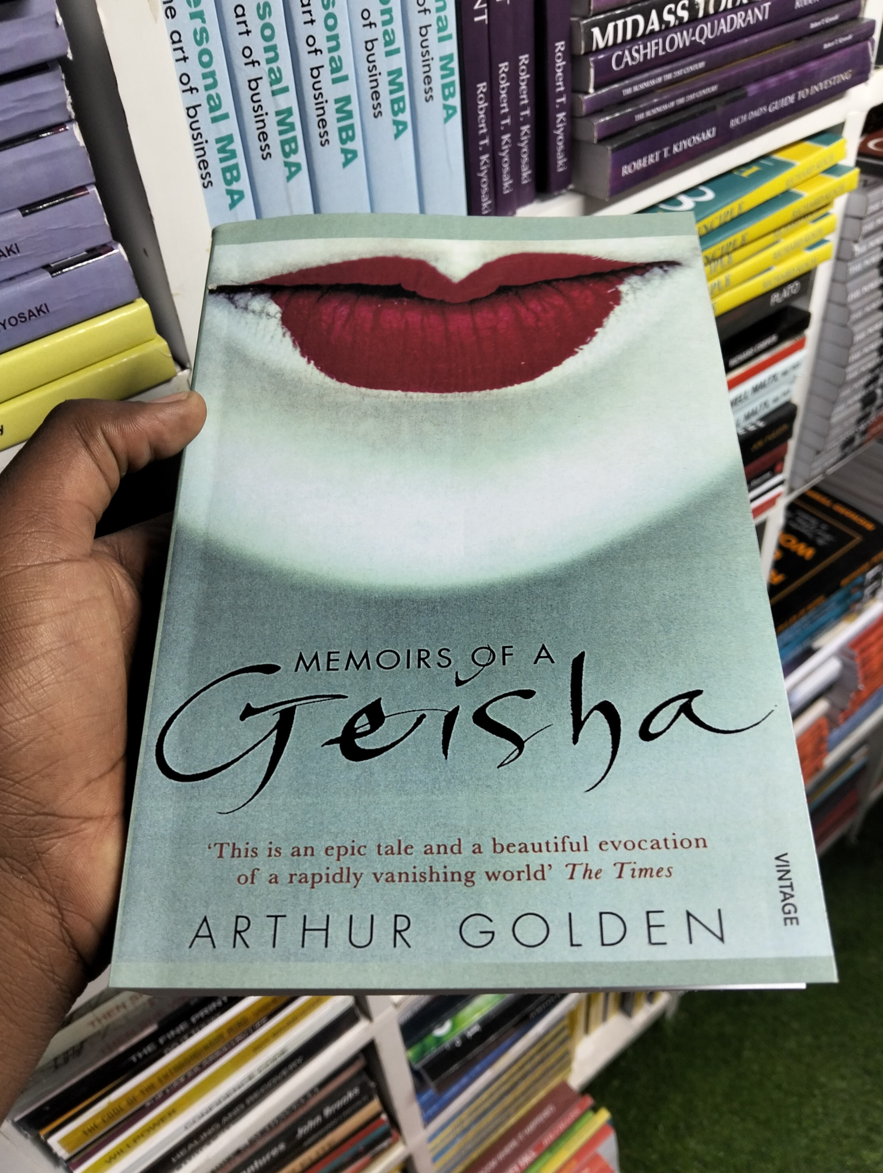 "Memoirs of a Geisha" Book By Arthur Golden