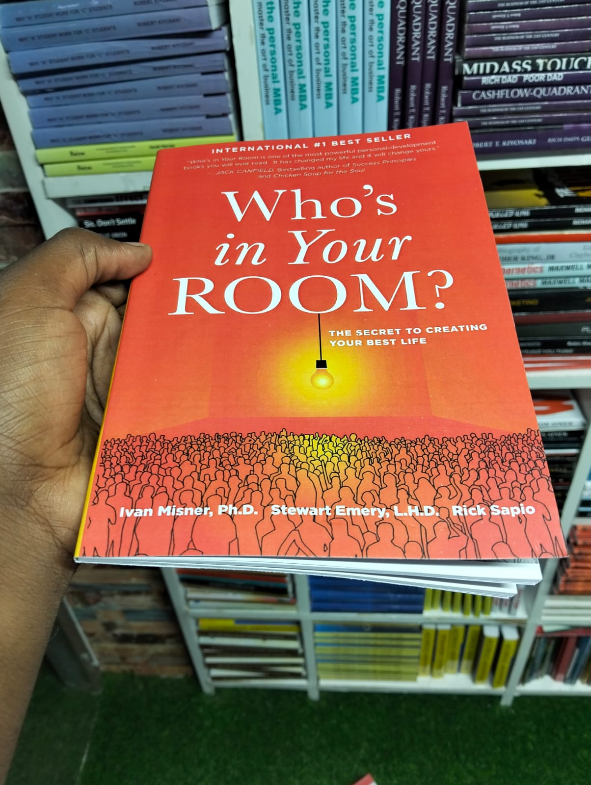 Who's in Your Room? Book By Ivan Misner, Ph.D., Stewart Emery, L.H.D., Rick Sapio