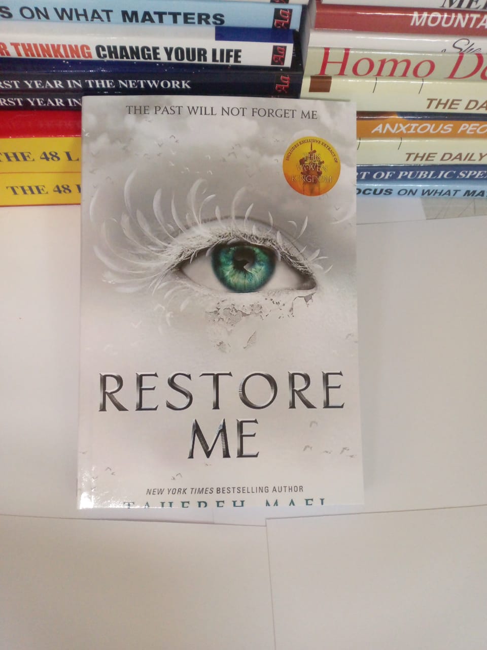 "Restore Me" Book By Tahereh Mafi