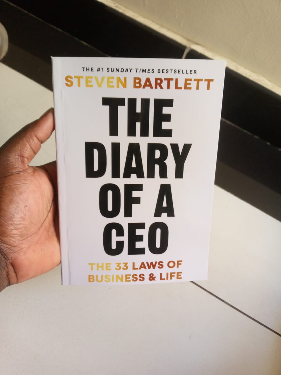 "The Diary of a CEO: The 33 Laws of Business & Life" Book By Steven Bartlett