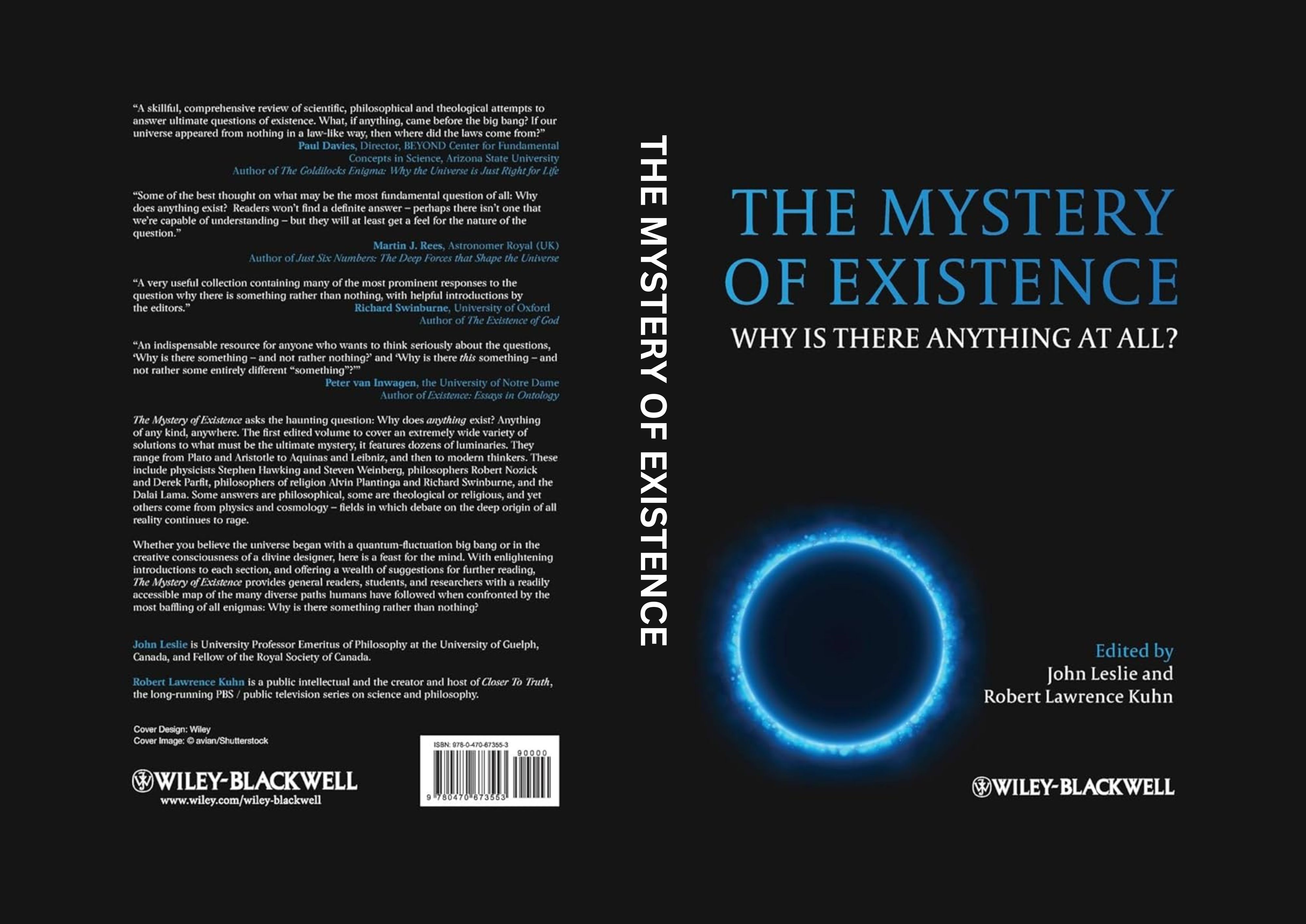 "The Mystery of Existence" Book By John Leslie and Robert Lawrence Kuhn