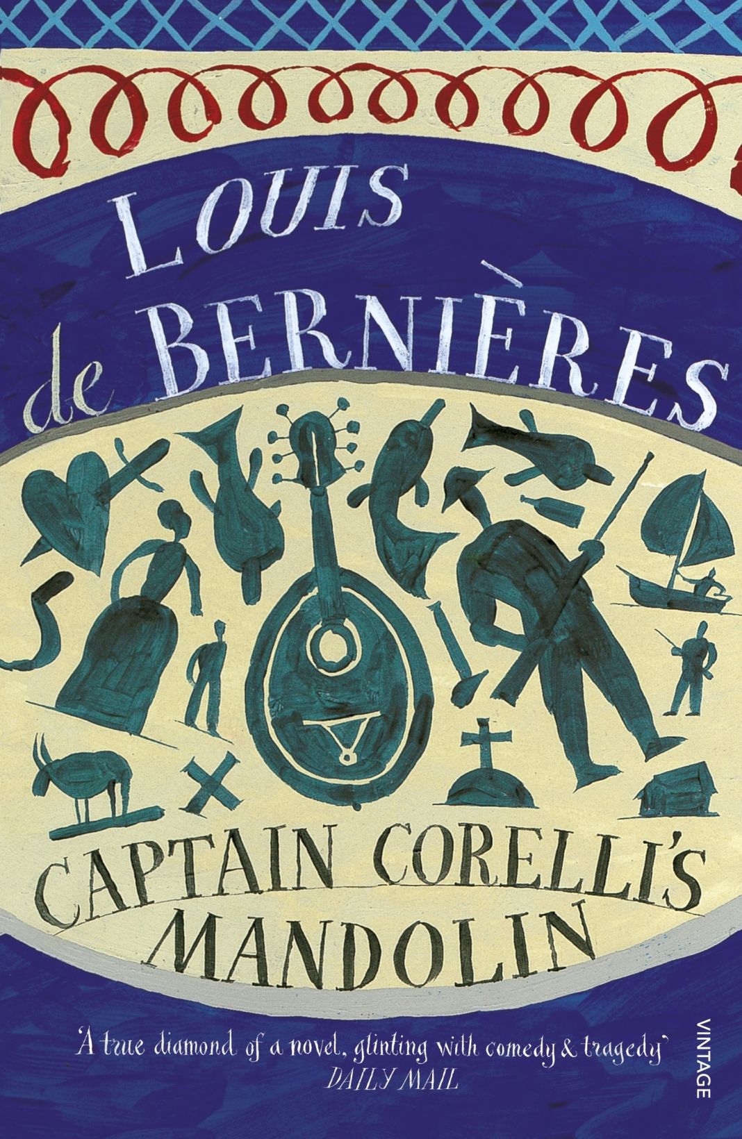 "Captain Corelli's Mandolin" Book By Louis de Bernières