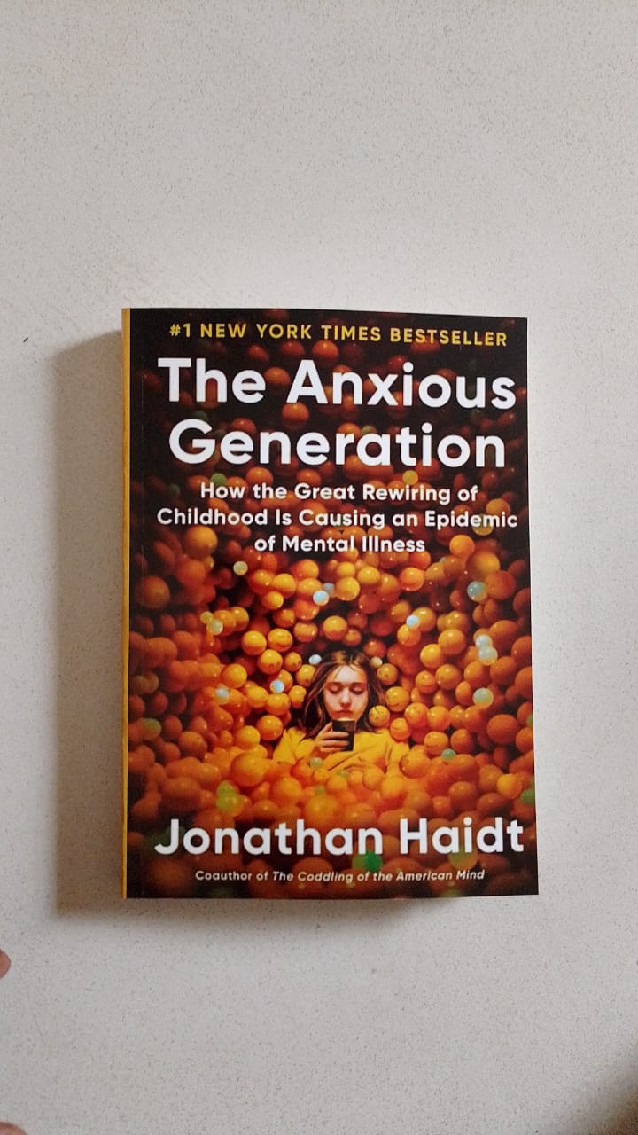 The Anxious Generation Book By Jonathan Haidt
