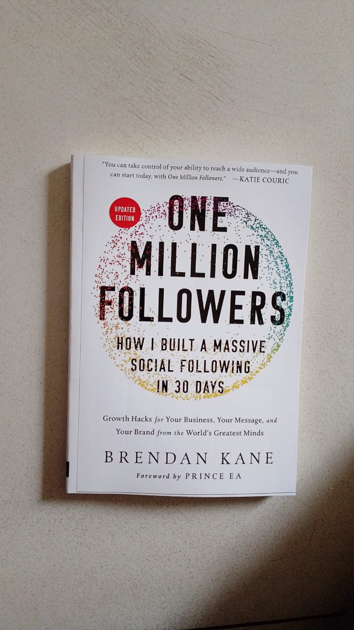 One Million Followers Book By Brendan Kane