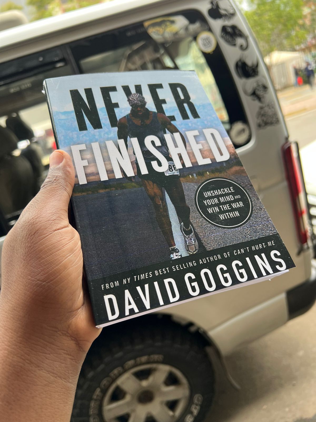 "Never Finished" Book By David Goggins