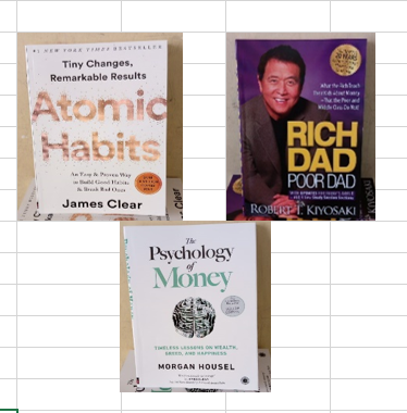 "Mind Over Money: The Power of Habits, Beliefs, and Bold Financial Choices" ( A Set Of 3 Books)