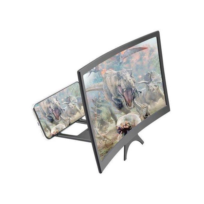 12inch Mobile Phone Curved Screen Amplifier HD 3D Video Mobile Phone Magnifying Glass