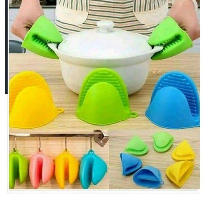 2pcs Thick Oven Pinch Mitts, Heat Resistant Anti-Scald Gloves for Cooking Pinch Grips, Pot Holder and Potholder for Kitchen