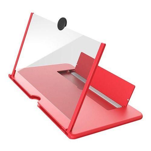 12 Inch Folding Mobile Phone Screen Magnifier RED