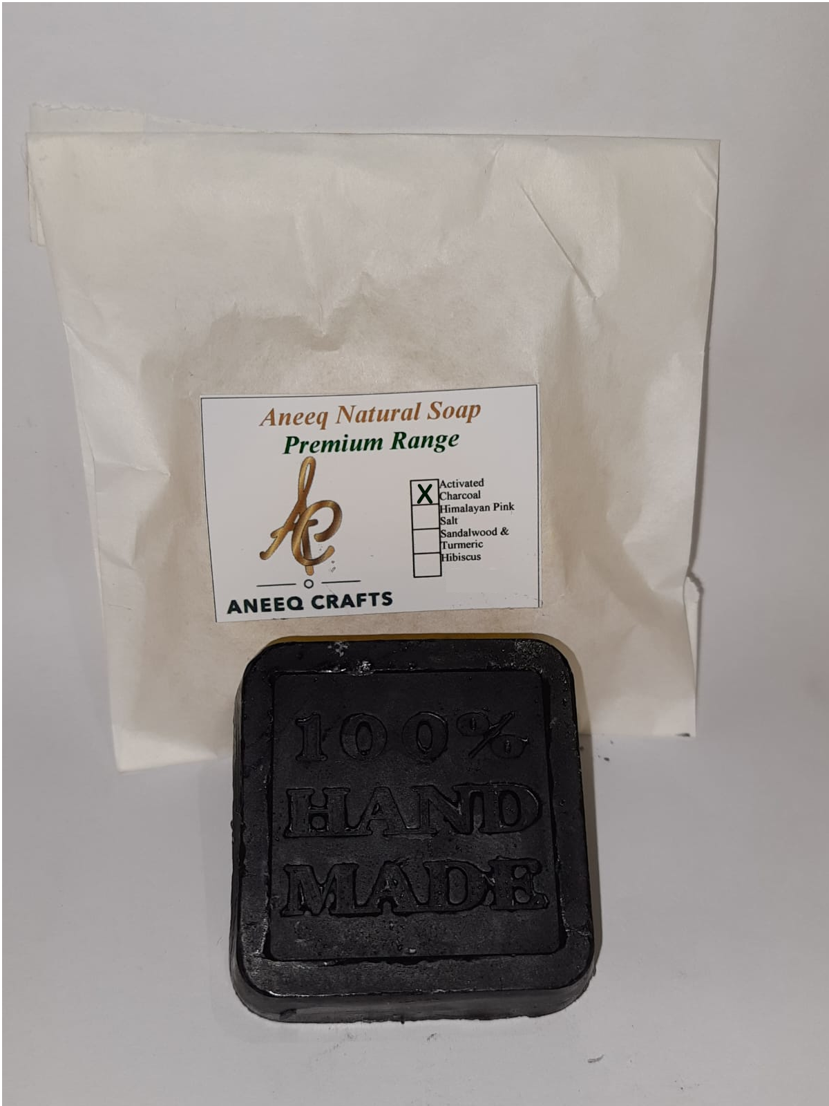 Aneeq Crafts Premium Range Soaps - Activated Charcoal