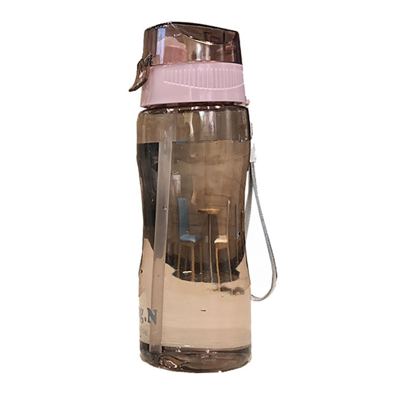 Kitchen & Dining room appliances 600ml Plastic Sports Water Bottle Cup Creative Portable Leak-proof Student one size