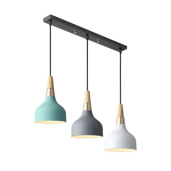 Single headlight modern simple macaron art bar bedside chandelier Pendant Lights