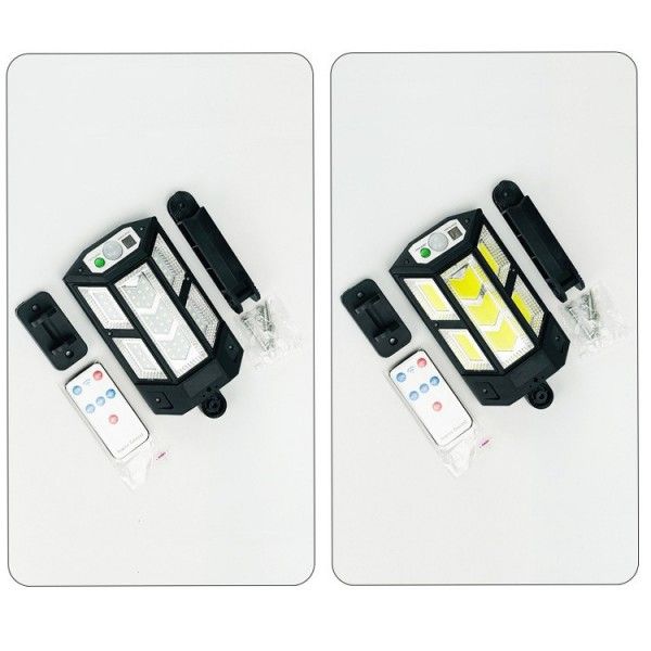 Solar Light Outdoor Garden Home Remote Control Human Sensing Outdoor Light Control led Street Light Porch & Patio Lights