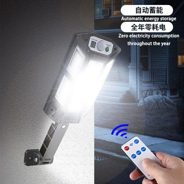 Solar Light Outdoor Garden Home Remote Control Human Sensing Outdoor Light Control led Street Light Porch & Patio Lights