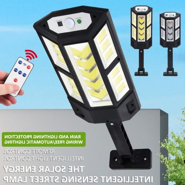 Solar Light Outdoor Garden Home Remote Control Human Sensing Outdoor Light Control led Street Light Porch & Patio Lights