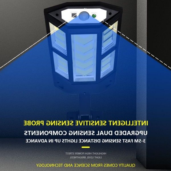 Solar Light Outdoor Garden Home Remote Control Human Sensing Outdoor Light Control led Street Light Porch & Patio Lights