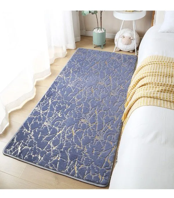 Imitation Rabbit Hair Bed Plush Bedroom Carpet Home Living Room Sofa Room Floor Mat  Rug Pads