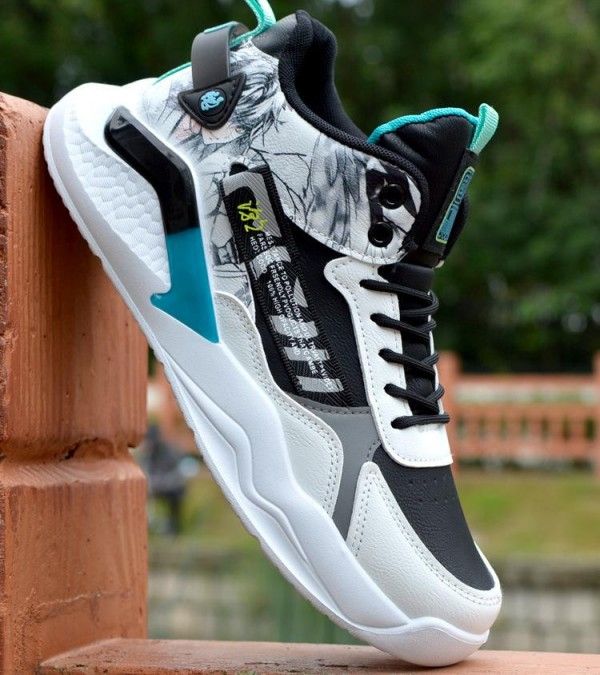 Men's Fine Workmanship Before Lace-Up Casual Comfortable Breathable Basketball Sneakers Sneakers