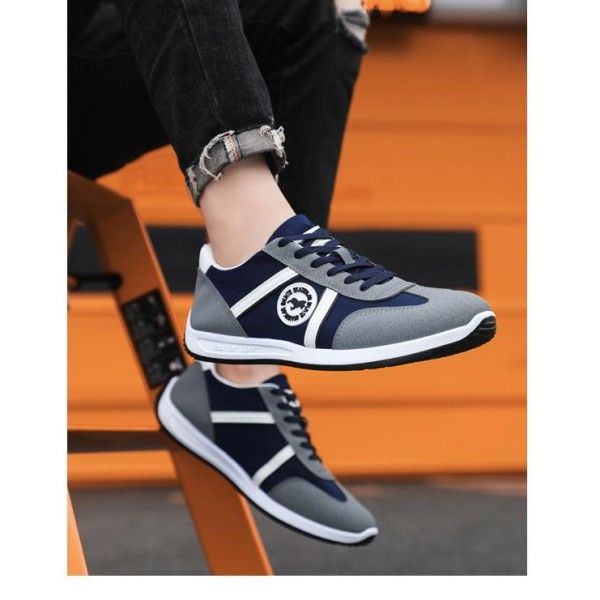Men's Fine Workmanship Front Lace-Up Casual Comfortable Soft Upper Breathable Sneakers