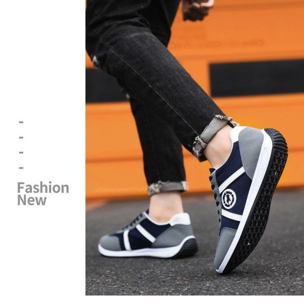 Men's Fine Workmanship Front Lace-Up Casual Comfortable Soft Upper Breathable Sneakers