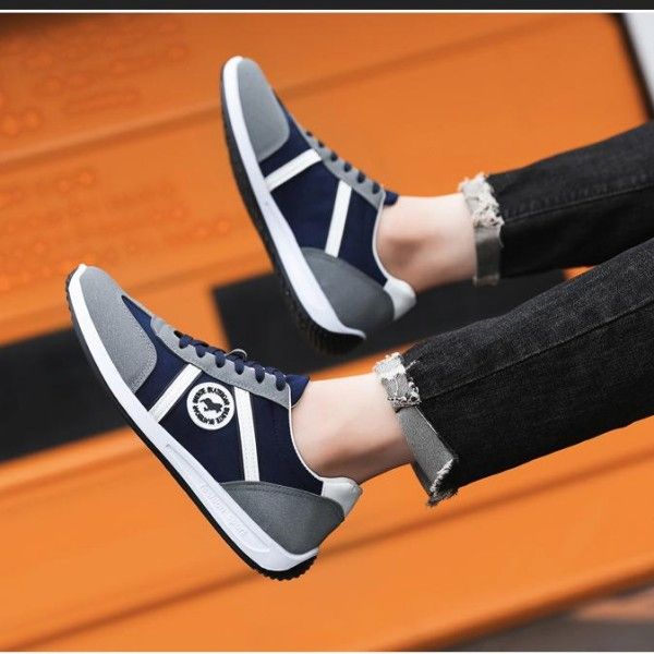 Men's Fine Workmanship Front Lace-Up Casual Comfortable Soft Upper Breathable Sneakers