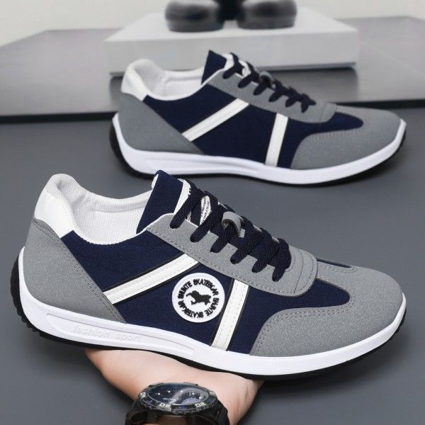 Men's Fine Workmanship Front Lace-Up Casual Comfortable Soft Upper Breathable Sneakers