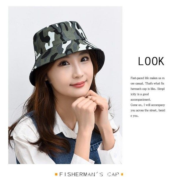 Women Men Camo Fisherman Hat Breathable Sunscreen Hiking Basin Hat Art Casual Large Brimmed Visor Bucket Hats