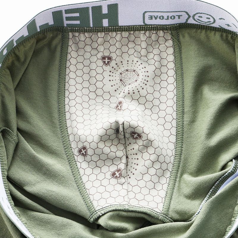 Men's Wicking Breathable Boxers Four Breathable Multi-Colored Pants