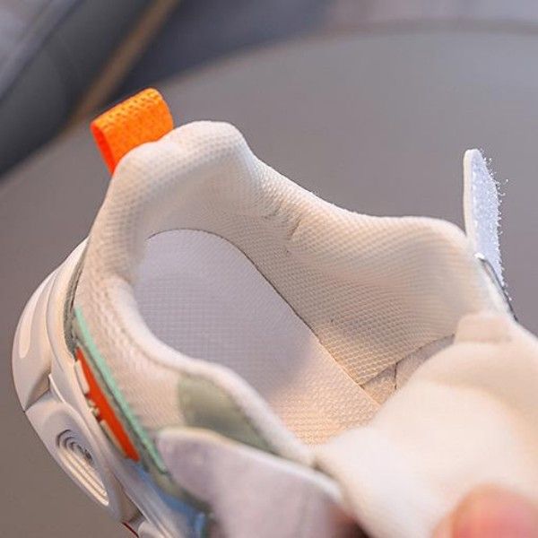 Children's Mesh Breathable Light-Emitting Sports Soft-Soled Non-Slip Toddler Shoes Sneakers