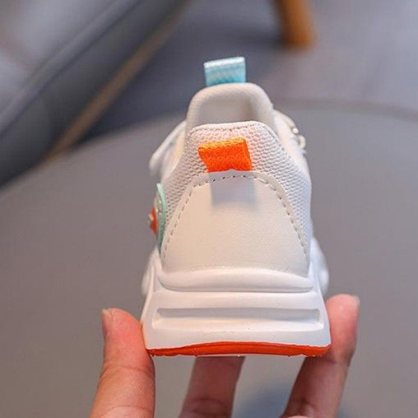 Children's Mesh Breathable Light-Emitting Sports Soft-Soled Non-Slip Toddler Shoes Sneakers