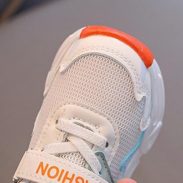 Children's Mesh Breathable Light-Emitting Sports Soft-Soled Non-Slip Toddler Shoes Sneakers