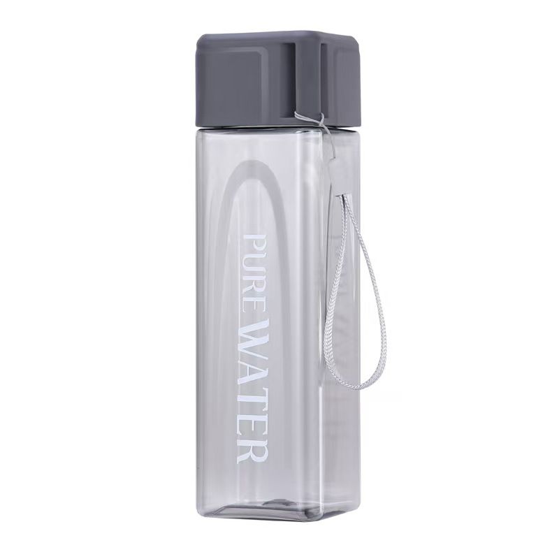 500ml Small Daisy Transparent Plastic Water Bottles PP Creative Frosted Water Bottle Kitchen  Water Bottles