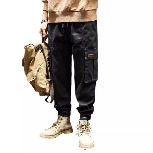 Men's Fine Work Color Matching Fashion Coat Stand Collar Splicing Casual Thick Warm Jacket Casual