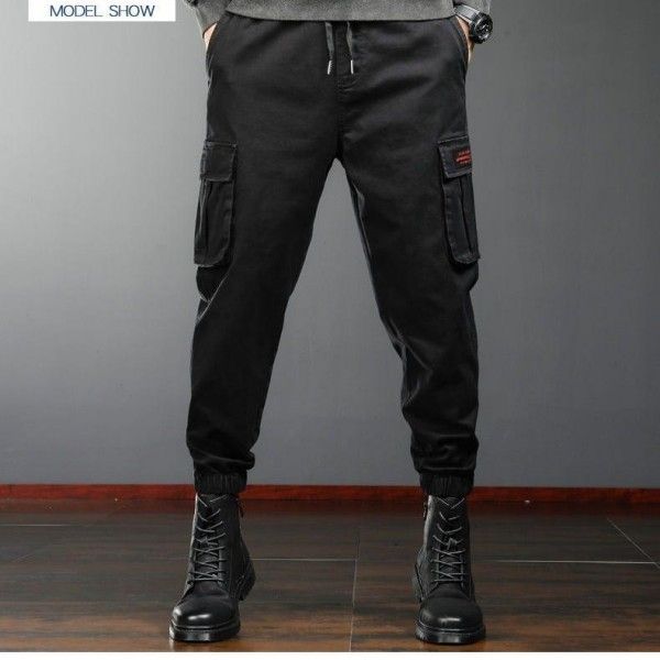 Men's Fine Work Color Matching Fashion Coat Stand Collar Splicing Casual Thick Warm Jacket Casual