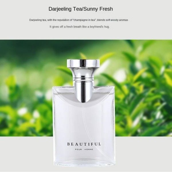 Perfume 50ml Darjeeling Tea For Men Long Lasting Light Wood Scent With Fresh Natural White Tea Fragrance Cologne Eau De Toilette