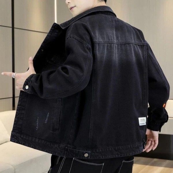 Jackets & Coats  Men's Slim Fit Comfortable Breathable Lapel On The Clothing Cargo Casual Jacket Denim Coat