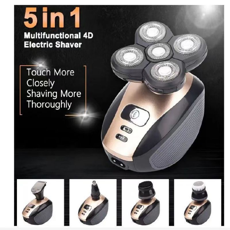 Simple personality one five-blade electric shaver Hairdresser Rechargeable full wash shaver  Shaving & Grooming Sets