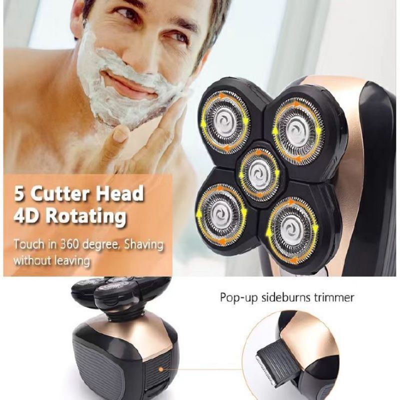 Simple personality one five-blade electric shaver Hairdresser Rechargeable full wash shaver  Shaving & Grooming Sets