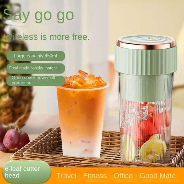 Household Multi-Functional Small Juicer Portable Multi-Functional Usb Charging Fruit Electric Juice Stirring Cup  Juicers