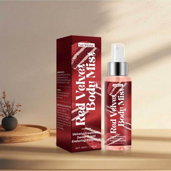 Ladies Long-Lasting Moisturizing Red Velvet Body Spray 100ml