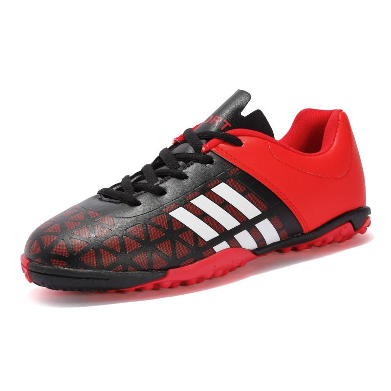 Student Front Lace-Up Flat Non-Slip Training Shoes Football Sneakers