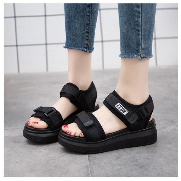 Platform Shoes Students Fashion Soft Soled Breathable Beach Sandals For Women