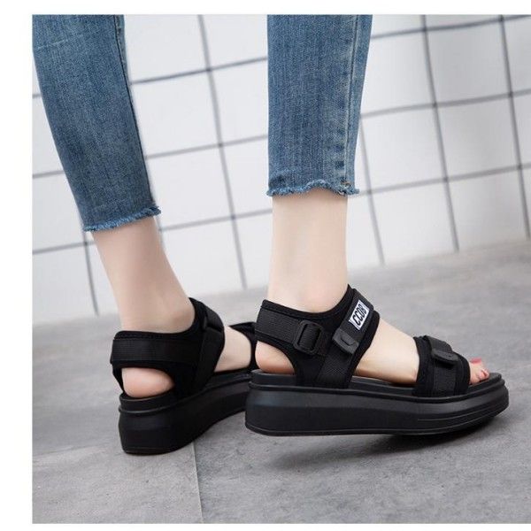 Platform Shoes Students Fashion Soft Soled Breathable Beach Sandals For Women