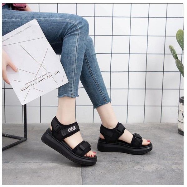Platform Shoes Students Fashion Soft Soled Breathable Beach Sandals For Women