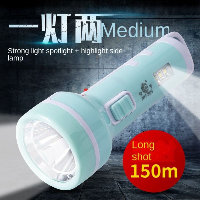 Rechargeable Strong Light Led Outdoor Long Range Mini Household Emergency Flashlight Torches
