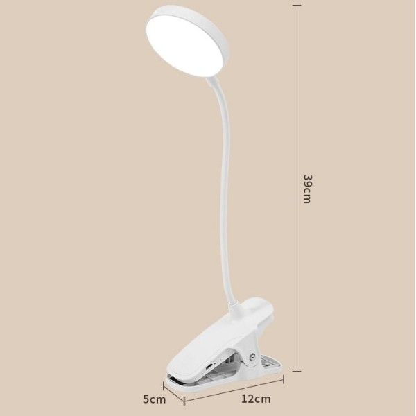 Led Eye Protection Clip Desk Lamp Dormitory Learning Charging Night Light Bright Enough Table Lamps